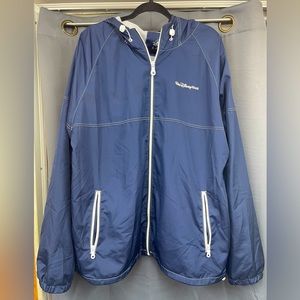 Walt Disney World Parks Men’s Navy Lined Rain Jacket, Size- XL